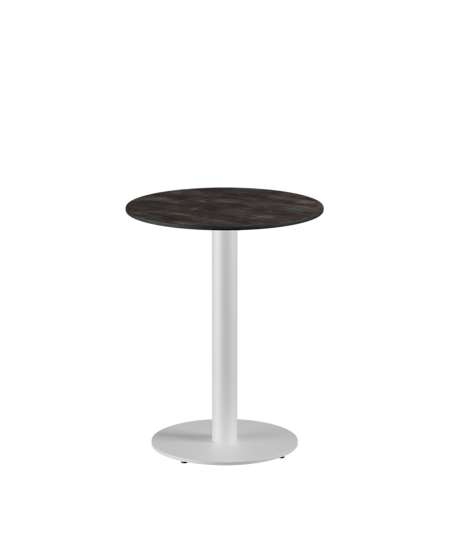 Tisch ALFA R Weiß mit HPL-Platten
