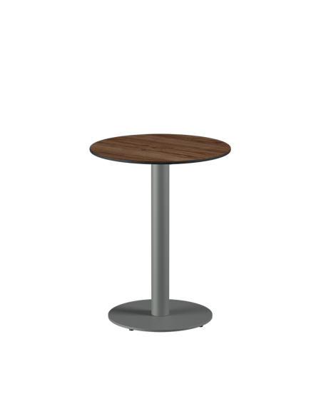 Tisch ALFA R Grau mit HPL-Platten