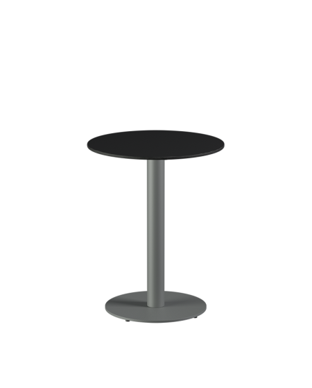 Tisch ALFA R Grau mit HPL-Platten