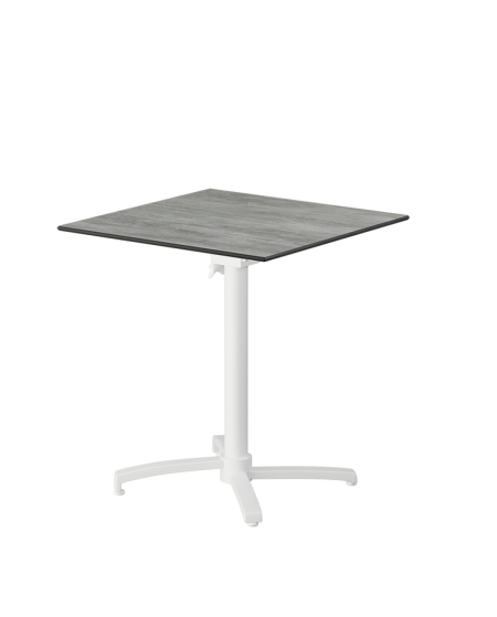 Tisch CROSS COMFORT Weiß mit HPL-Platten