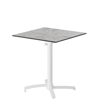 Tisch CROSS COMFORT Weiß mit HPL-Platten