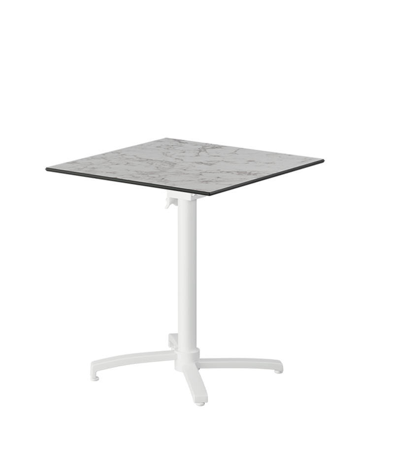 Tisch CROSS COMFORT Weiß mit HPL-Platten