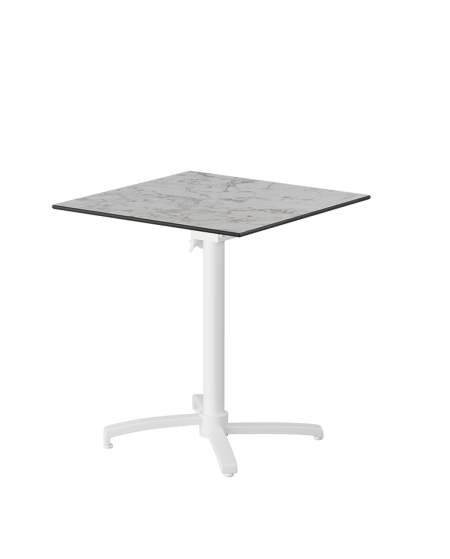 Tisch CROSS COMFORT Weiß mit HPL-Platten