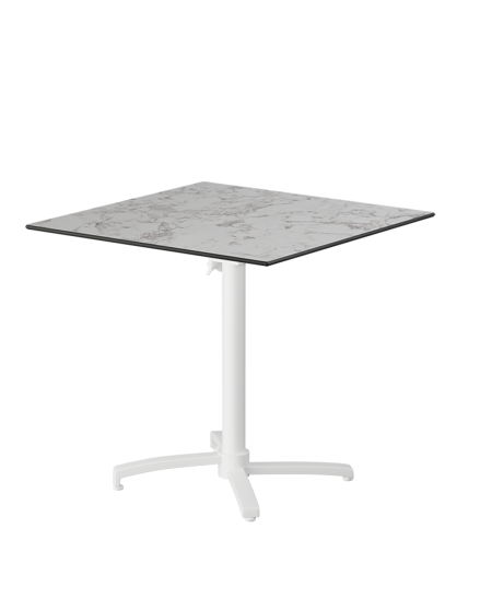 Tisch CROSS COMFORT Weiß mit HPL-Platten