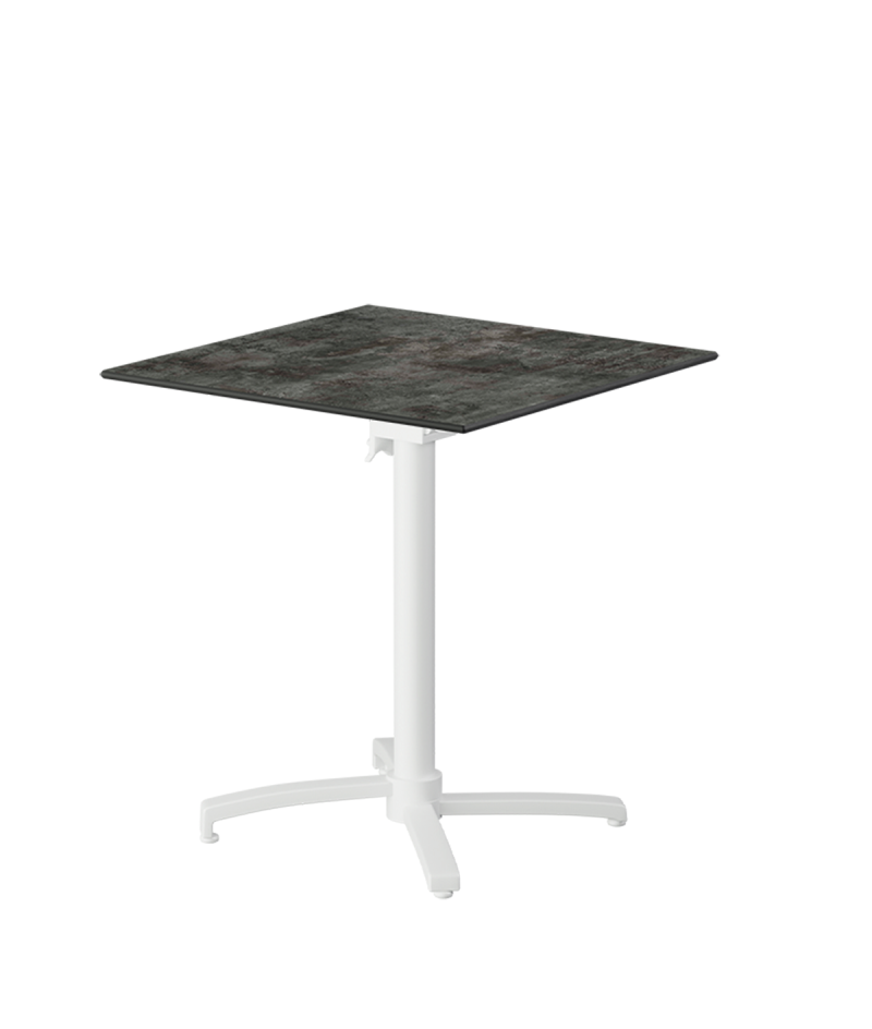 Tisch CROSS COMFORT Weiß mit HPL-Platten
