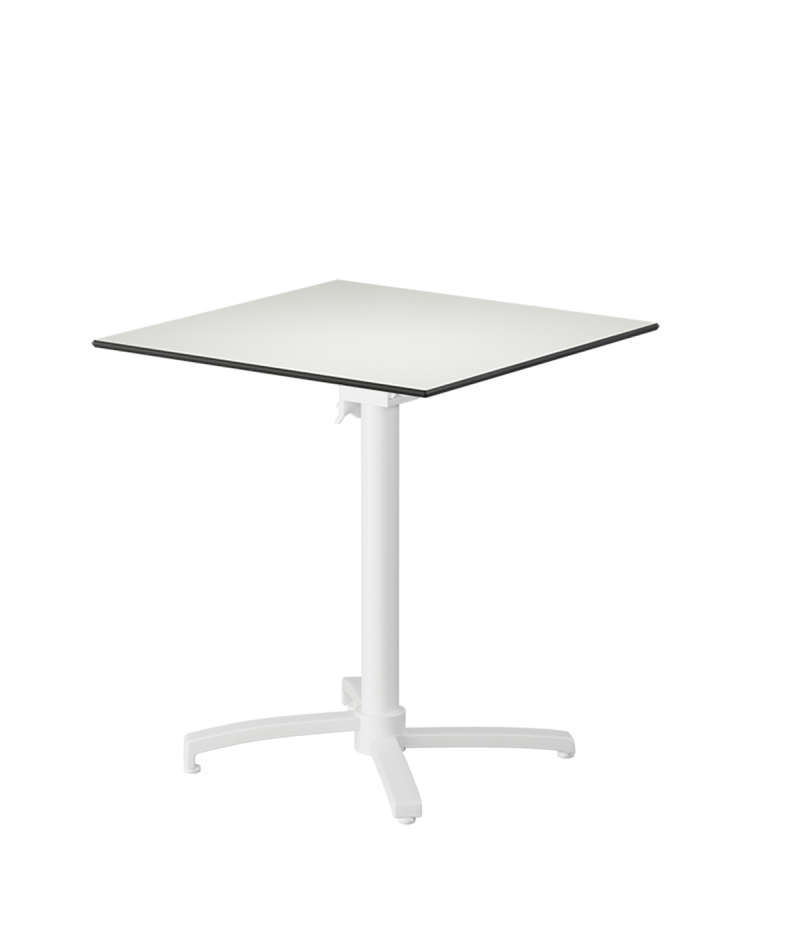 Tisch CROSS COMFORT Weiß mit HPL-Platten