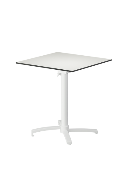 Tisch CROSS COMFORT Weiß mit HPL-Platten