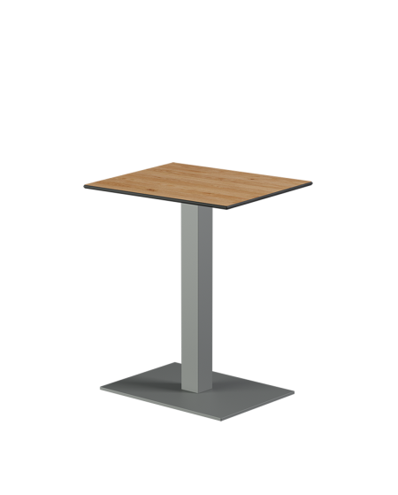 Tisch ALFA 40x55 Grau mit HPL-Platten