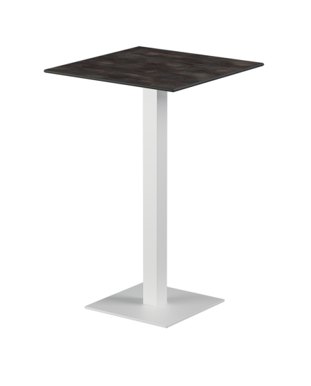 Tisch ALFA BAR Weiß mit HPL-Platten