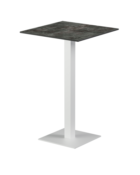 Tisch ALFA BAR Weiß mit HPL-Platten