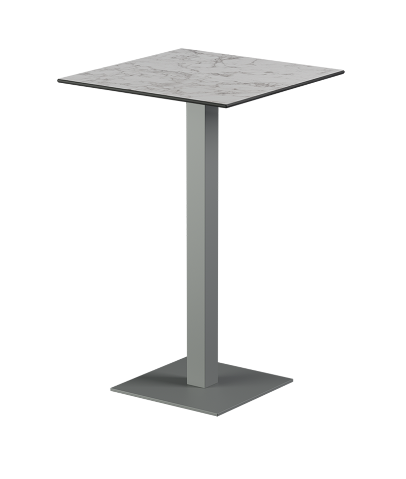 Tisch ALFA BAR Grau mit HPL-Platten