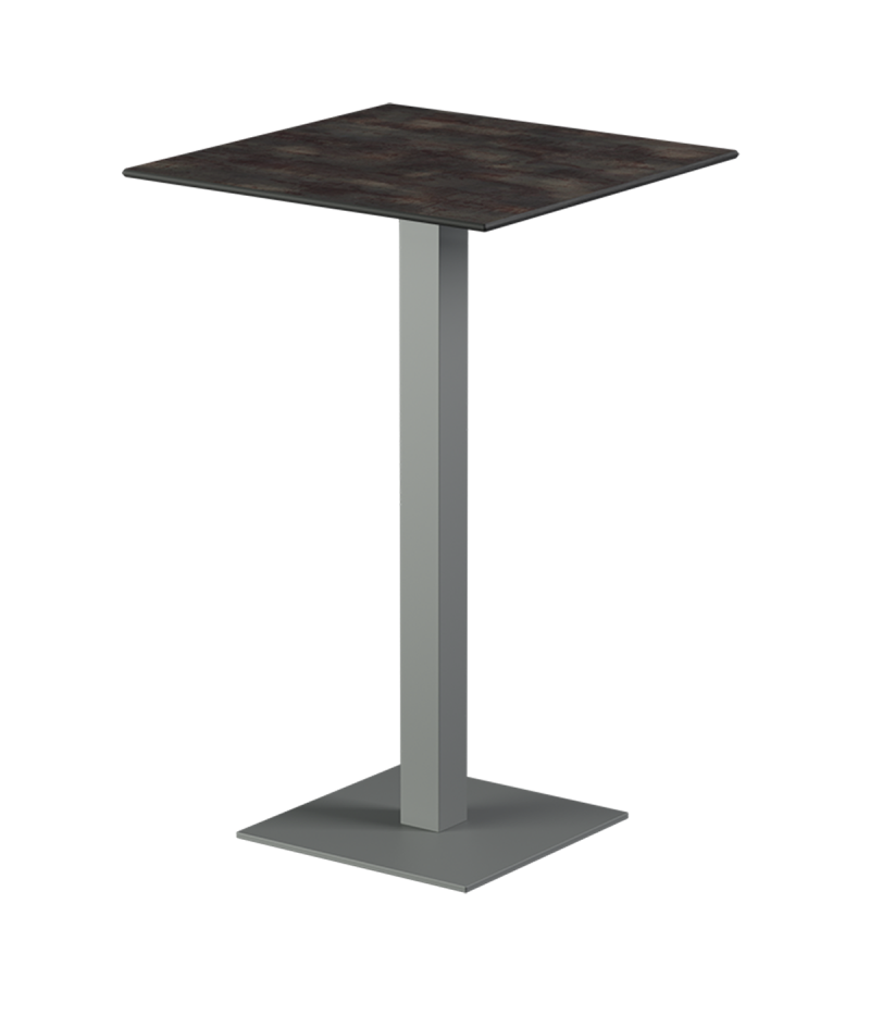 Tisch ALFA BAR Grau mit HPL-Platten