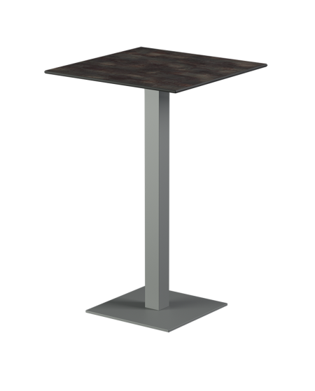 Tisch ALFA BAR Grau mit HPL-Platten