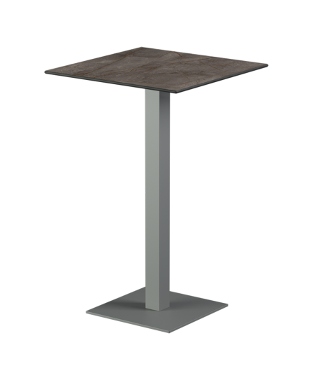 Tisch ALFA BAR Grau mit HPL-Platten