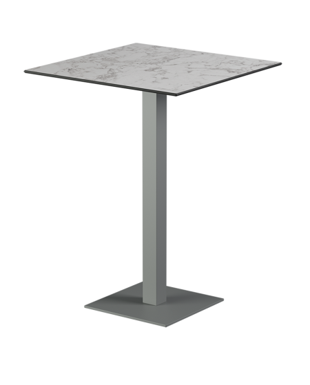 Tisch ALFA BAR Grau mit HPL-Platten