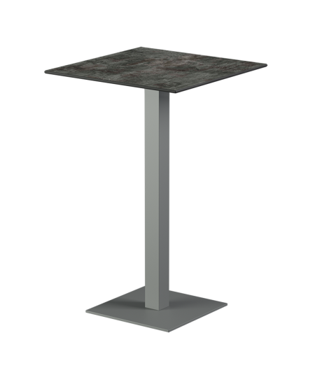 Tisch ALFA BAR Grau mit HPL-Platten