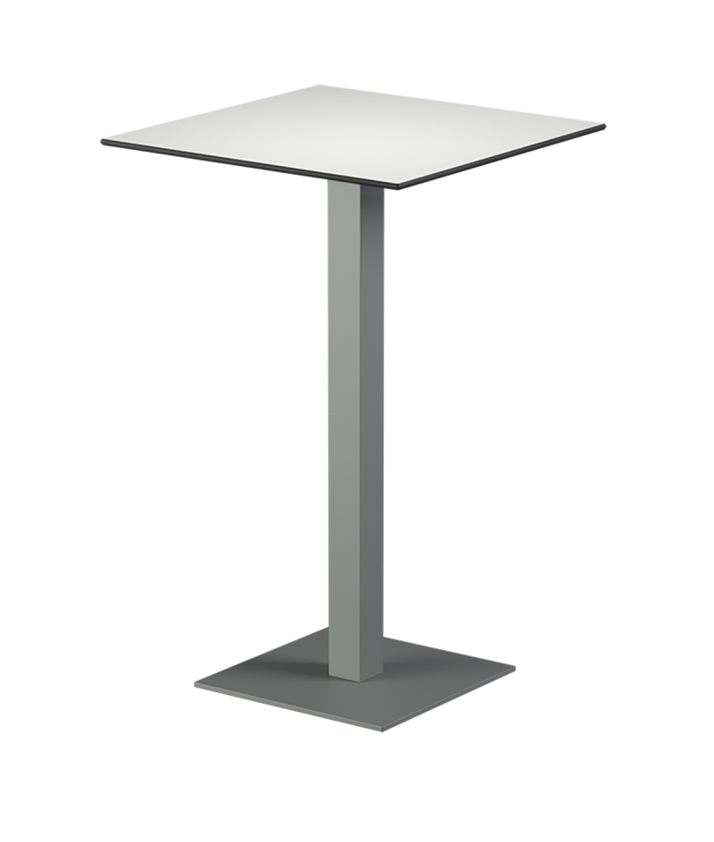 Tisch ALFA BAR Grau mit HPL-Platten