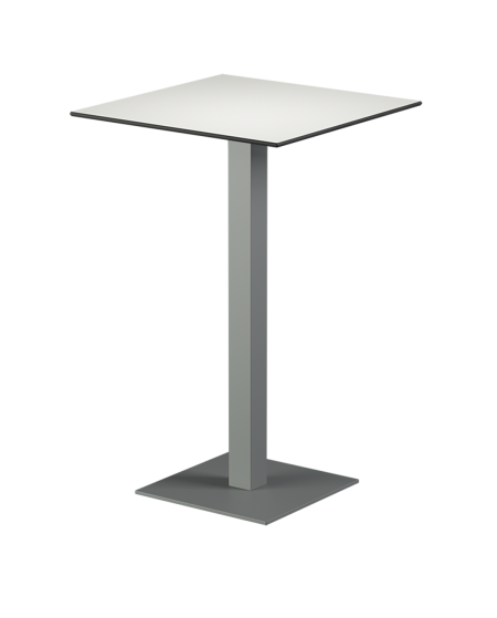 Tisch ALFA BAR Grau mit HPL-Platten