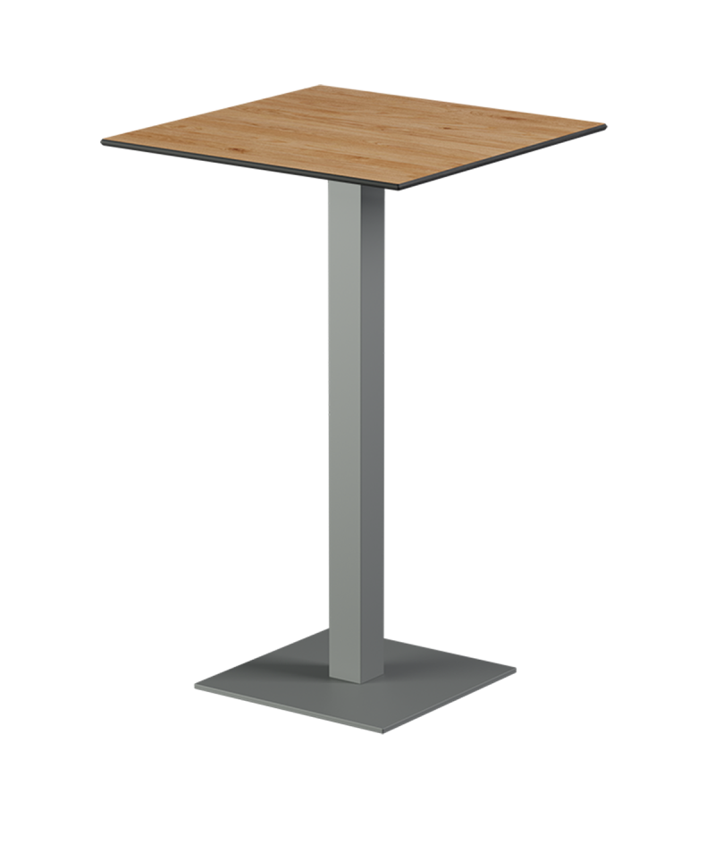 Tisch ALFA BAR Grau mit HPL-Platten