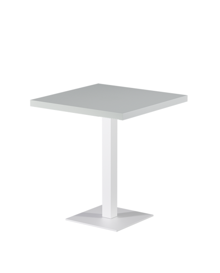 Tisch ALFA S Weiß mit Furnierte-Platten
