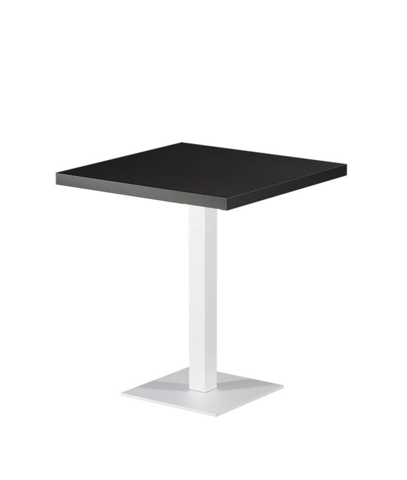 Tisch ALFA S Weiß mit Furnierte-Platten