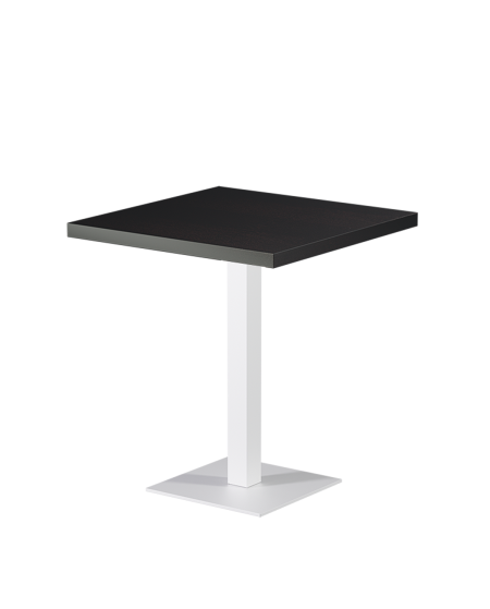Tisch ALFA S Weiß mit Furnierte-Platten