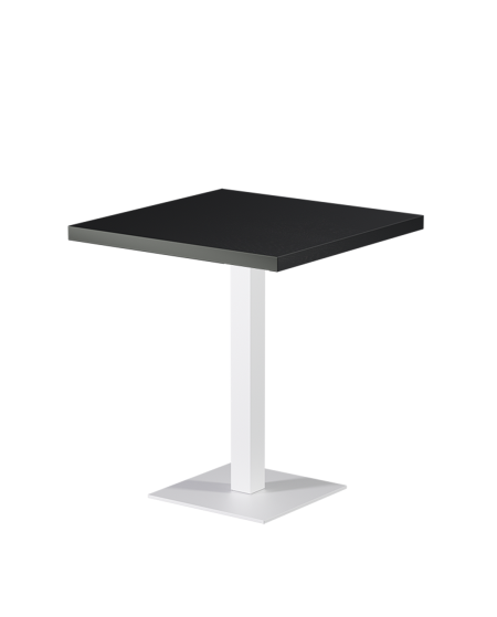 Tisch ALFA S Weiß mit Furnierte-Platten