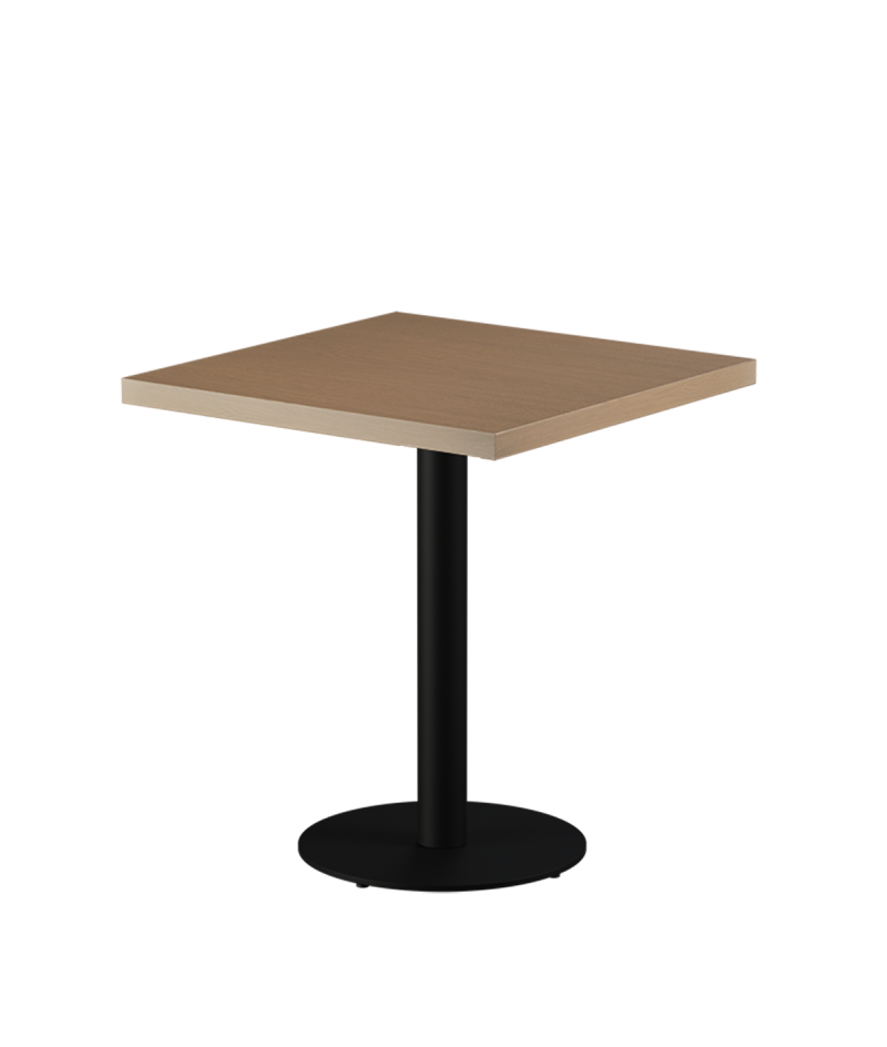 Tisch ALFA R mit Furnierte-Platten