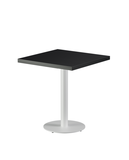 Tisch ALFA R Weiß mit Furnierte-Platten
