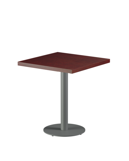 Tisch ALFA R Grau mit Furnierte-Platten