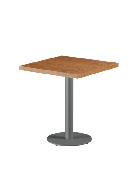 Tisch ALFA R Grau mit Furnierte-Platten