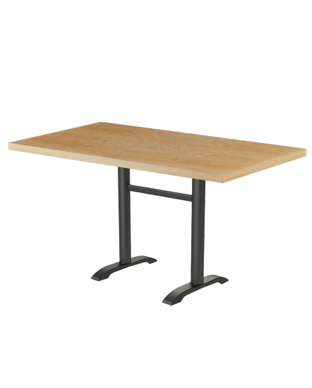 Tisch CARVO DUO mit Furnierte-Platten
