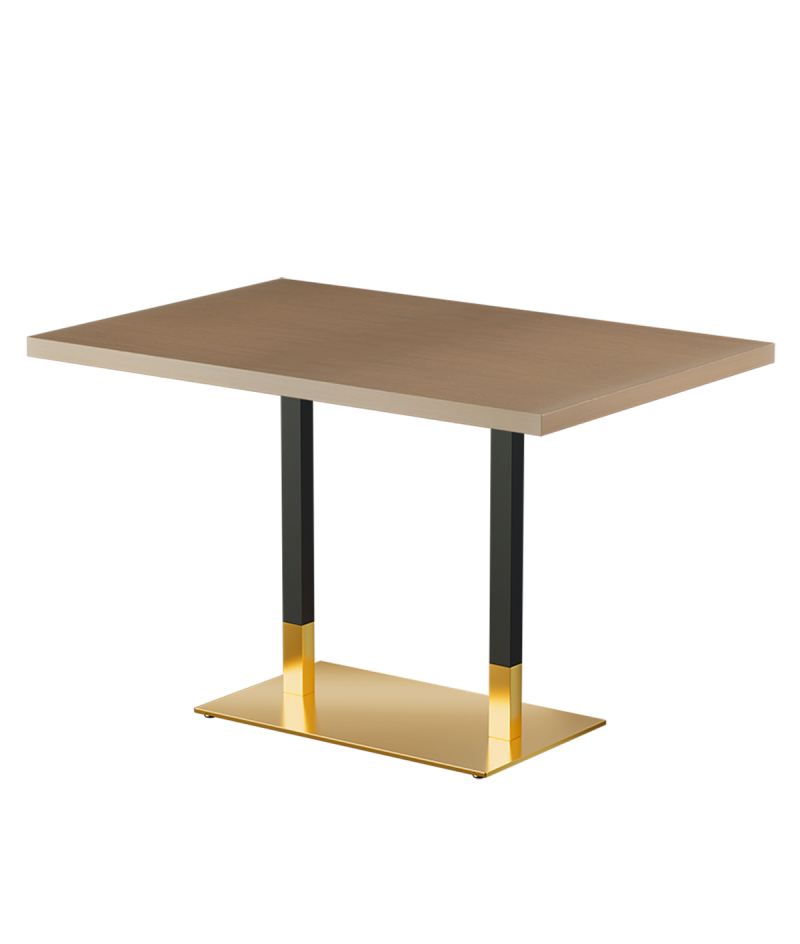 Tisch OMEGA DUO mit Furnierte-Platten