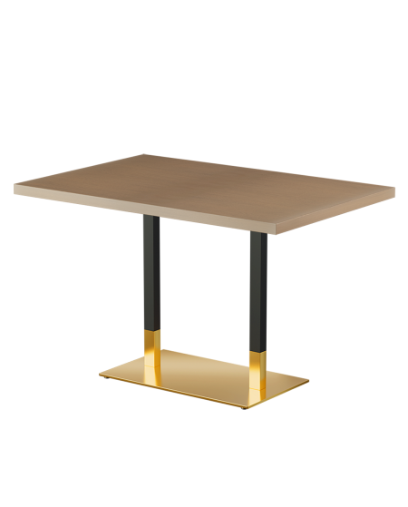 Tisch OMEGA DUO mit Furnierte-Platten