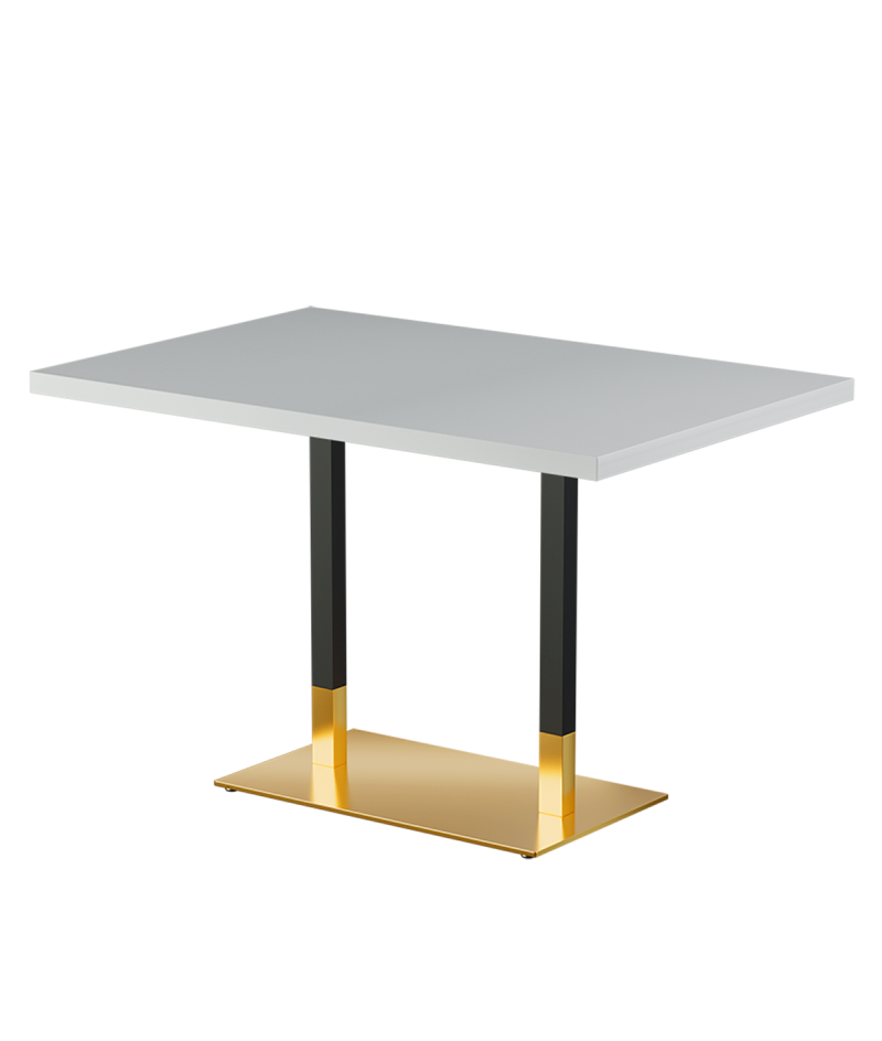 Tisch OMEGA DUO mit Furnierte-Platten