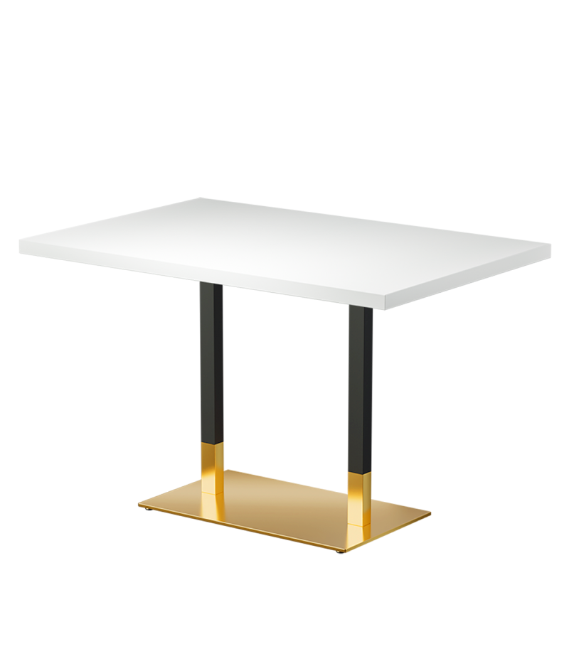 Tisch OMEGA DUO mit Furnierte-Platten