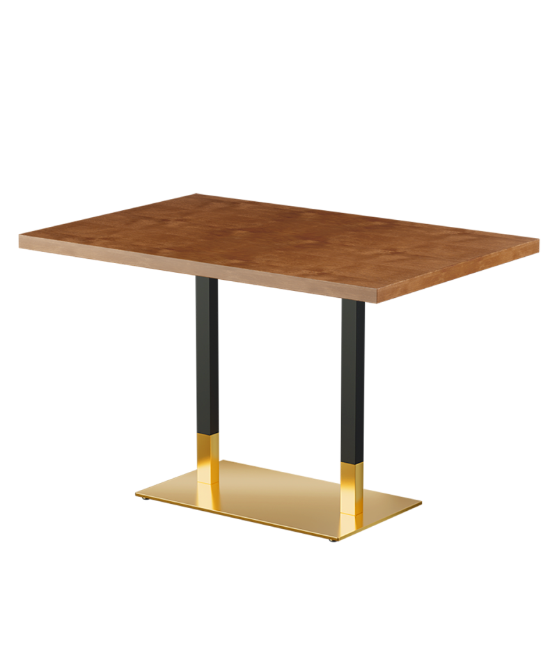 Tisch OMEGA DUO mit Furnierte-Platten