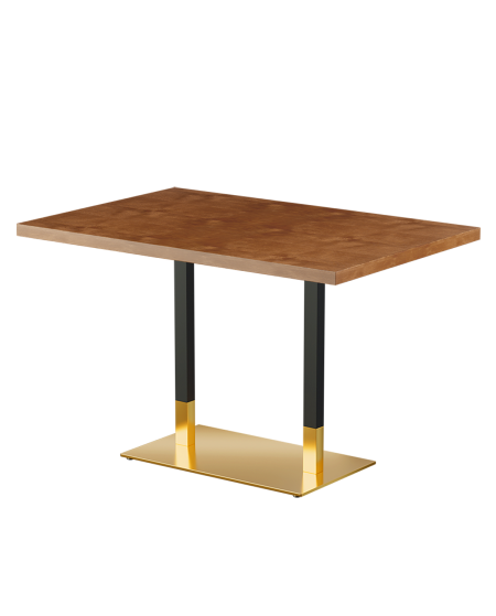 Tisch OMEGA DUO mit Furnierte-Platten