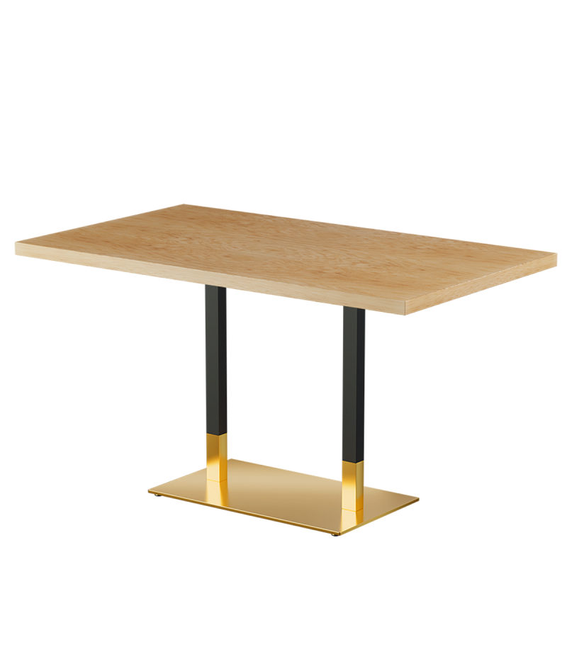 Tisch OMEGA DUO mit Furnierte-Platten