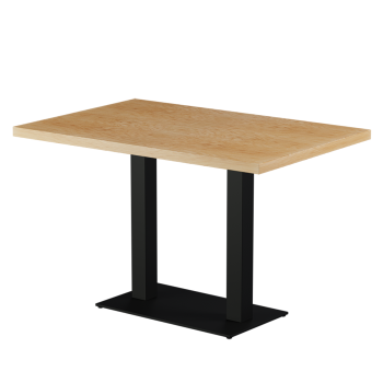 Tisch ALFA DUO mit Furnierte-Platten