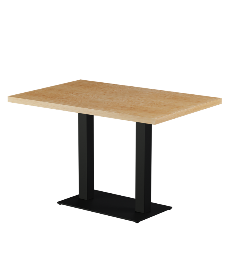 Tisch ALFA DUO mit Furnierte-Platten