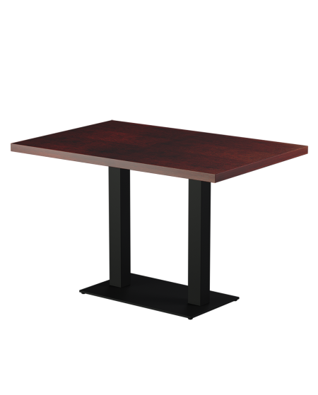 Tisch ALFA DUO mit Furnierte-Platten