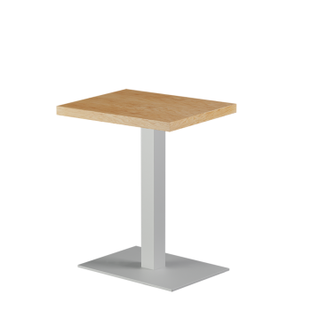 Tisch ALFA Weiß 40x55 mit Furnierte-Platten
