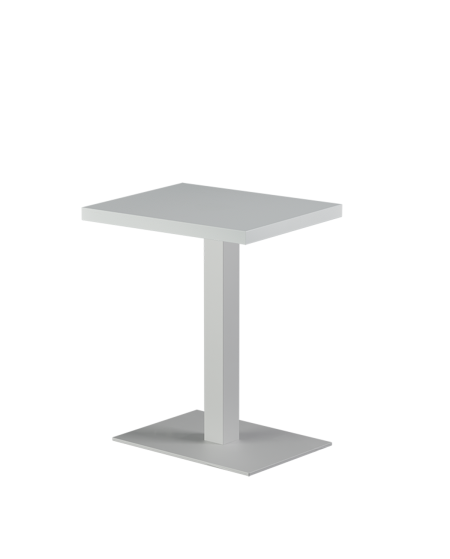 Tisch ALFA Weiß 40x55 mit Furnierte-Platten
