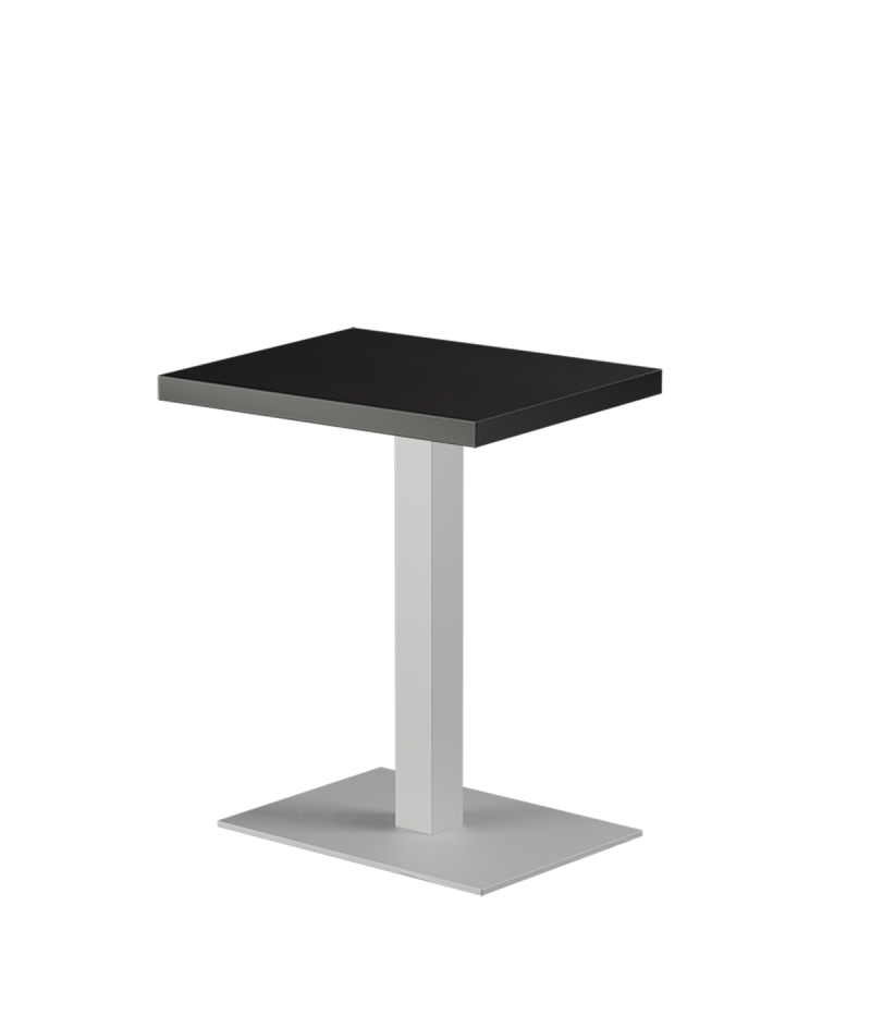 Tisch ALFA Weiß 40x55 mit Furnierte-Platten