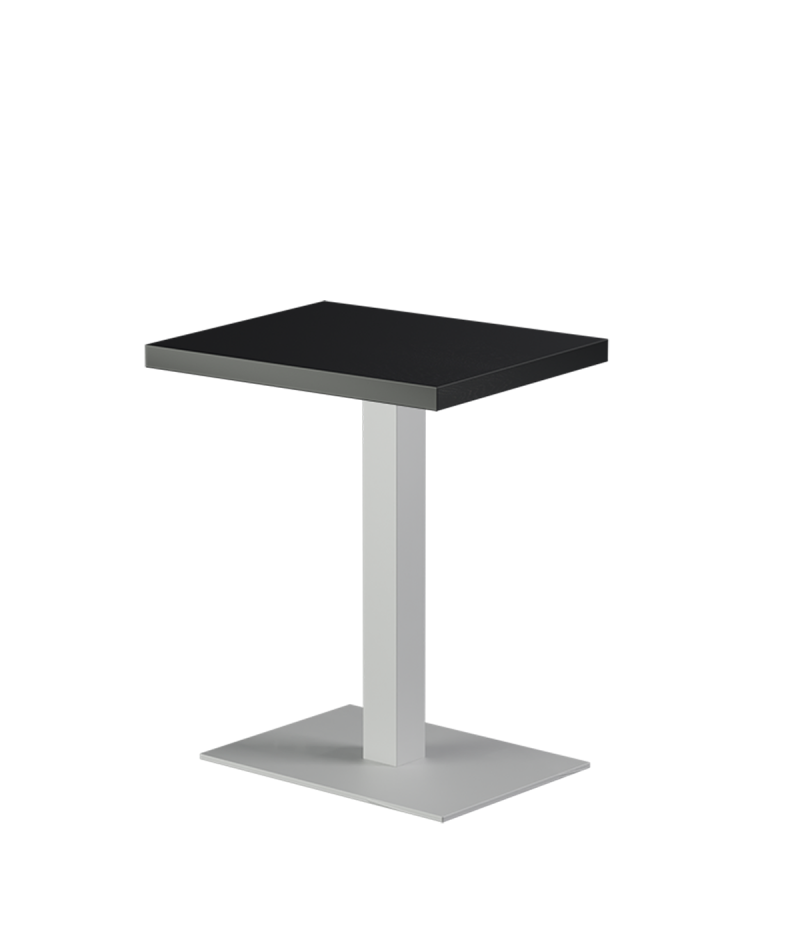 Tisch ALFA Weiß 40x55 mit Furnierte-Platten