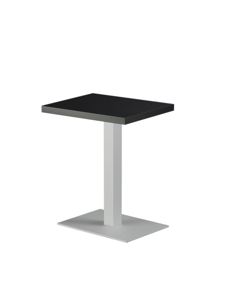 Tisch ALFA Weiß 40x55 mit Furnierte-Platten