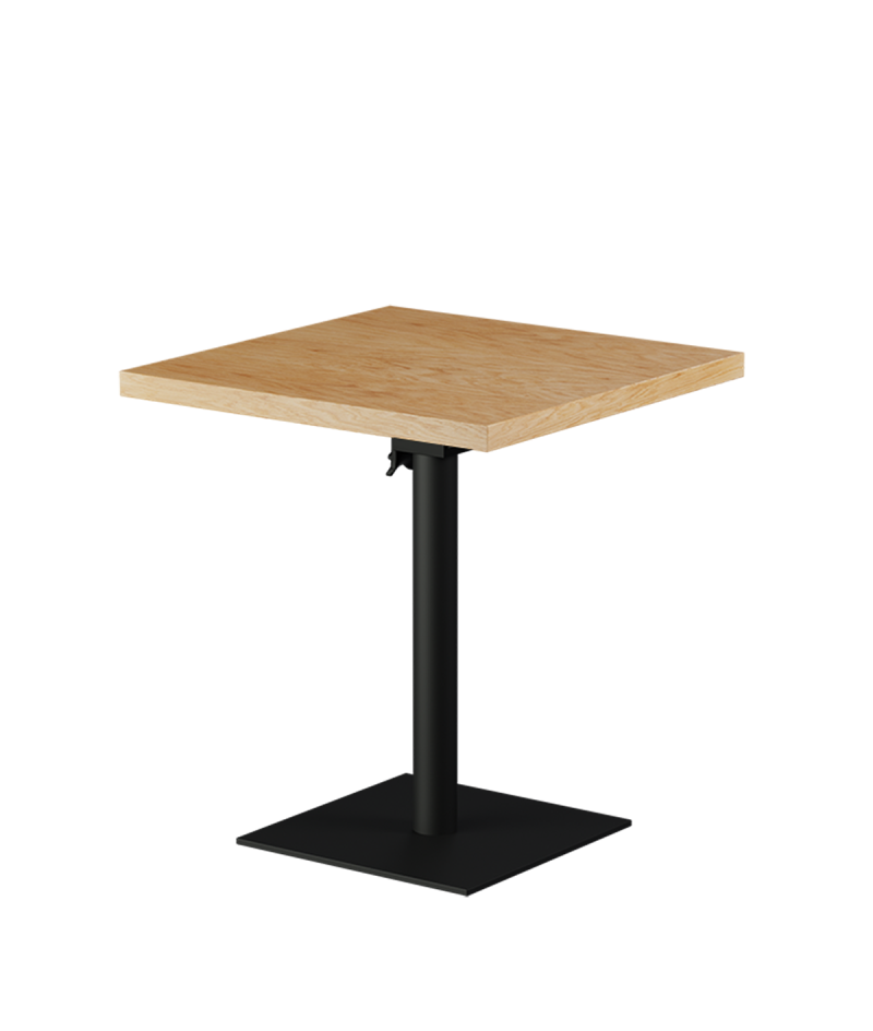 Tisch ALFA FOLD mit Furnierte-Platten