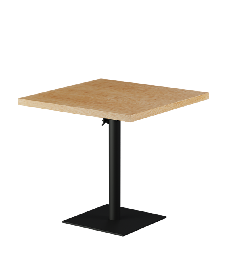 Tisch ALFA FOLD mit Furnierte-Platten