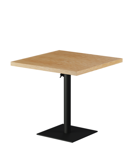 Tisch ALFA FOLD mit Furnierte-Platten